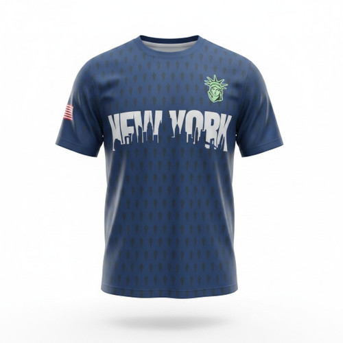 New York World Cup 2026 Inspired Soccer Jersey - Navy