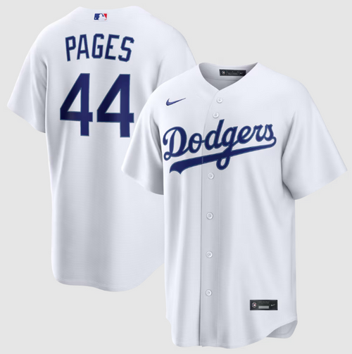 Andy Pages Youth Jersey - LA Dodgers Replica Kids Home Jersey