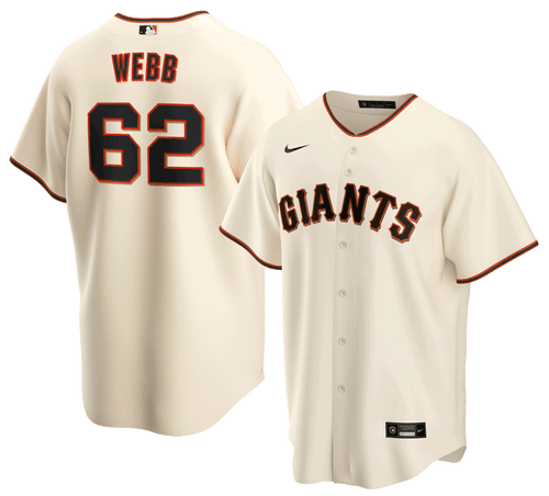 Logan Webb Jersey - San Francisco Giants Replica Adult Home Jersey