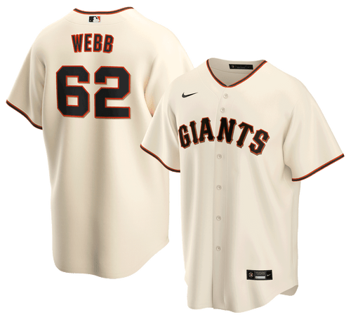 Logan Webb Youth Jersey - San Francisco Giants Replica Kids Home Jersey