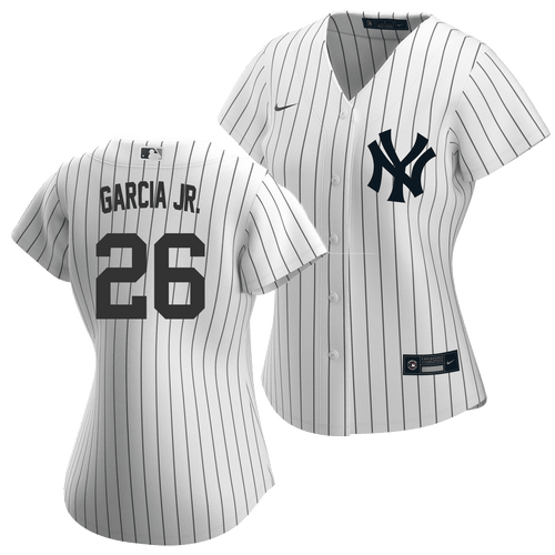 Luis Garcia Jr. Ladies Jersey - NY Yankees Replica Womens Home Jersey