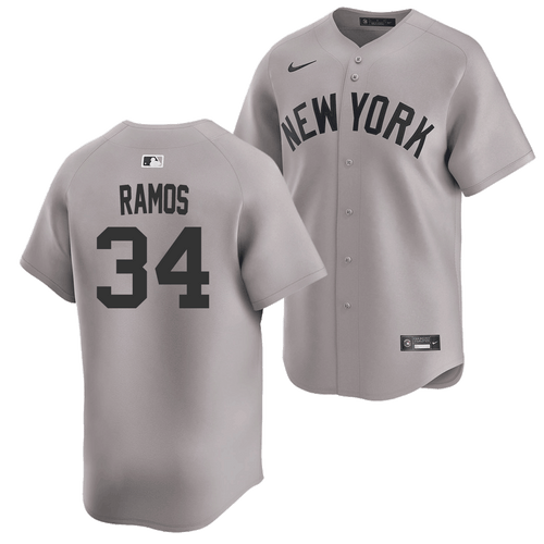 Heliot Ramos Jersey - NY Yankees Limited Adult Road Jersey