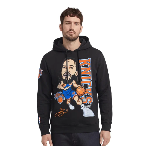 NY Knicks Jalen Brunson Pro Standard Adult Hoodie - front