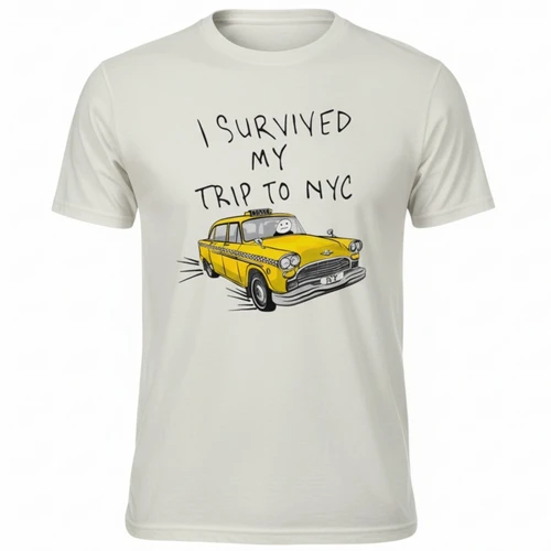 I Survived My Trip to NYC Taxi T-Shirt - from Spiderman Homecoming