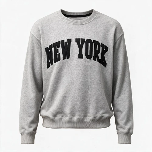 New York Nantucket Crewneck Sweatshirt - Heather Gray