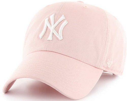 Yankees Pink "Cleanup" Womens Adjustable Cap