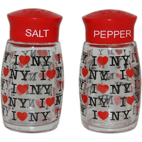 I Love NY "Repeat" Salt & Pepper Shakers