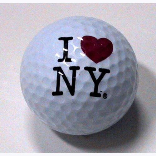 I Love NY Golf Balls, NYC Golf Balls, Broadway Golf Balls