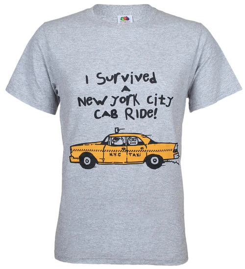 I Survived A New York City Cab Ride Adult Tee