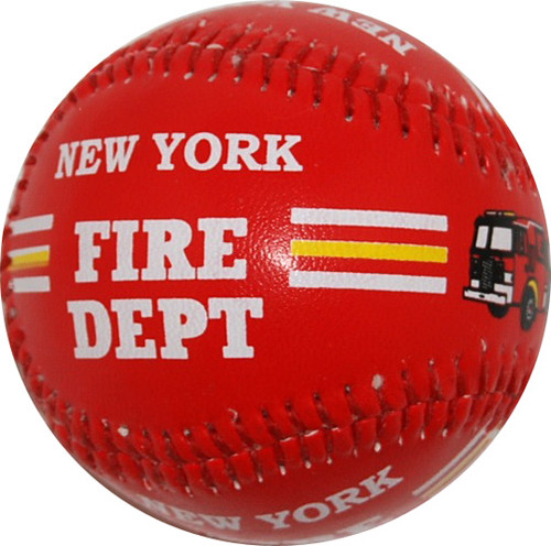 NY Fire Dept Red Baseball