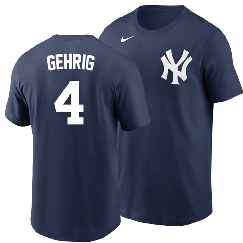 Yankees Lou Gehrig Cooperstown Mens Tee