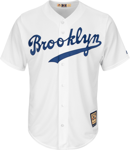  Outerstuff Jackie Robinson Brooklyn Dodgers #42 Youth Cool Base  Home Jersey (Youth X-Large 18/20) White : Sports & Outdoors