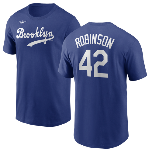 Nike Men's ROBINSON Brooklyn Dodgers Home Cooperstown Baseball Jersey,  Sizes