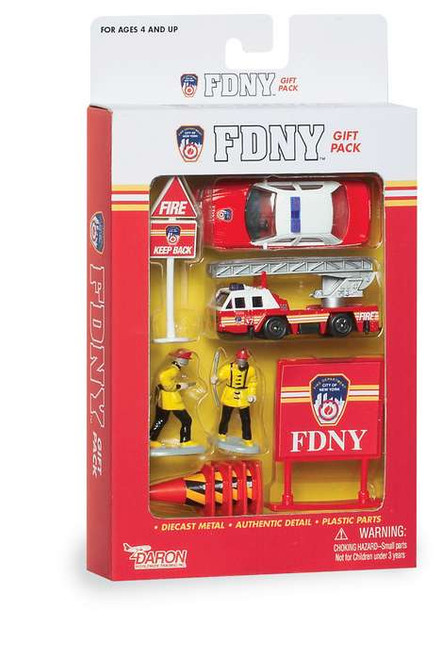 FDNY 5 Piece Vehicle Gift Set