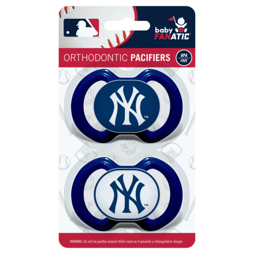 NY Yankees Pacifier 2-Pack - packaged