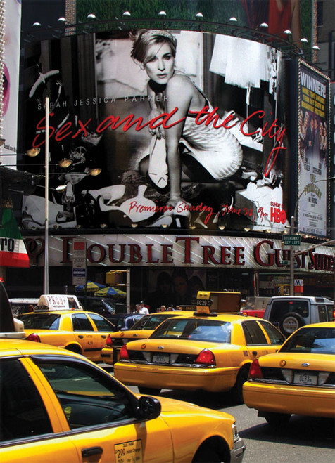 Yellow Cabs on Times Square I Photo Magnet