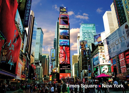 Times Square Photo Magnet