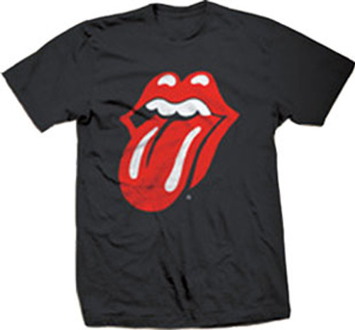 Rolling Stones Black Adult T-Shirt