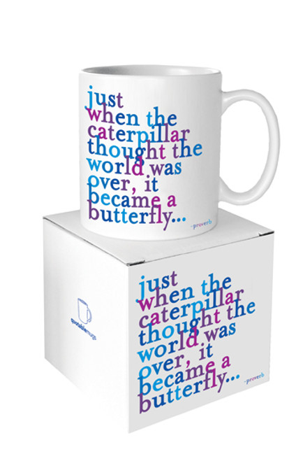 Caterpillar Quotable Mug
