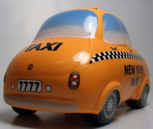 Bank New York Taxi - rear view