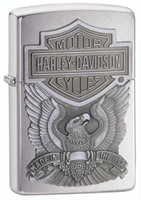 Zippo chromé personnalisé - Harley Davidson