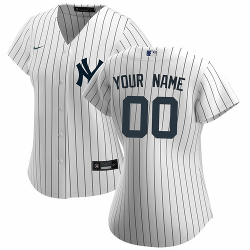 NY Yankees Replica Personalized Ladies Home Jersey