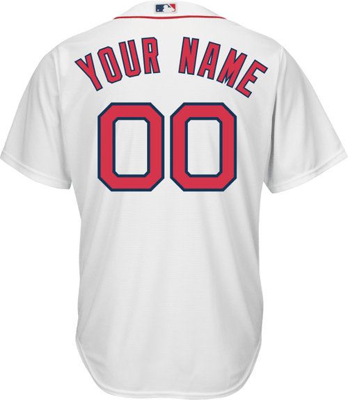 MLB NHL Replica Boston Red Sox Hockey Jersey.Customize.Any Size,Name,and  Number.
