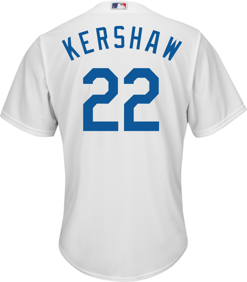 Clayton Kershaw LA Dodgers Replica Youth Home Jersey