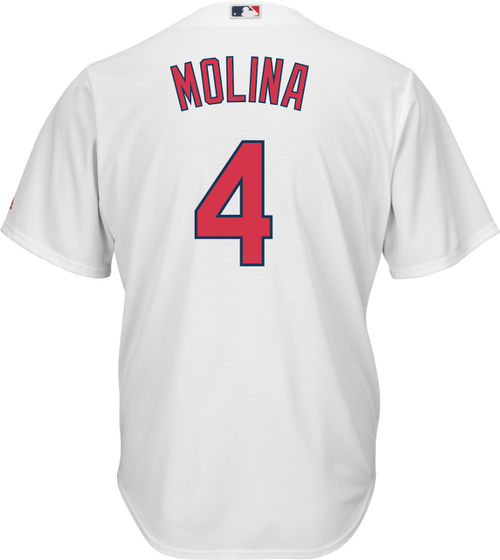 Yadier Molina St.Louis Cardinals Replica Youth Home Jersey - back