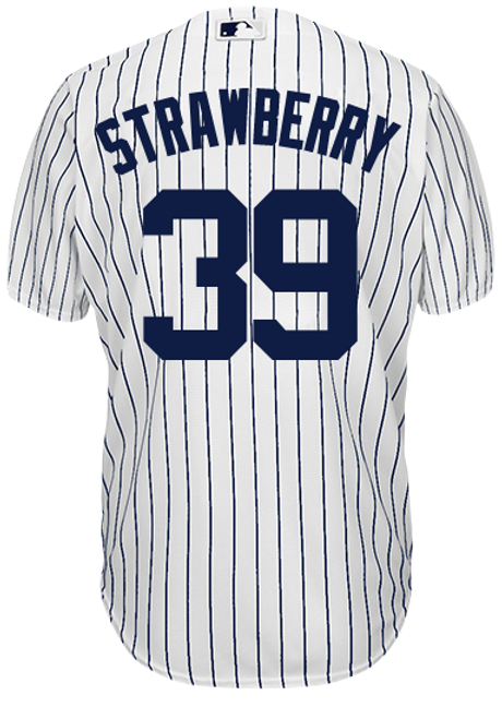 Darryl Strawberry Jersey - NY Yankees Pinstripe Cooperstown Replica Throwback Jersey