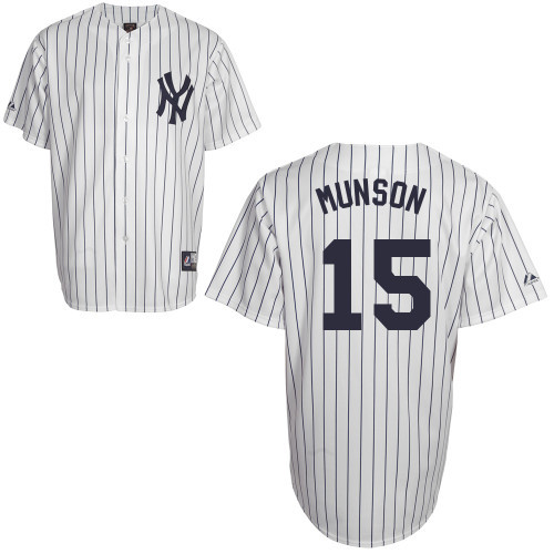 Men's Nike Thurman Munson White New York Yankees Home Authentic Retired Player Jersey