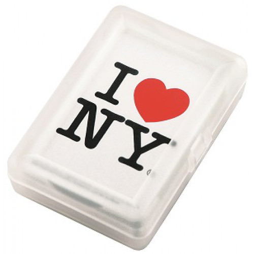 I Love NY White Playing Cards