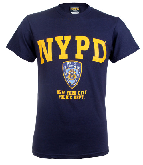 NYPD Navy/Yellow Dog T-Shirt
