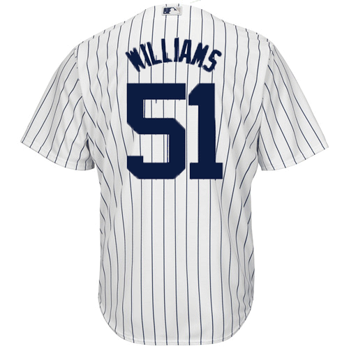 Bernie Williams New York Yankees Autographed Mitchell & Ness Cooperstown  Collection #51 Replica Jersey