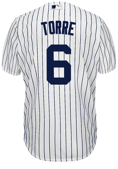 Tino Martinez No Name Jersey - Yankees Replica Home Number Only Jersey