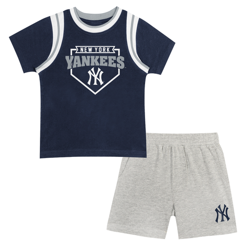 Yankees Toddler Loaded Base Short Set