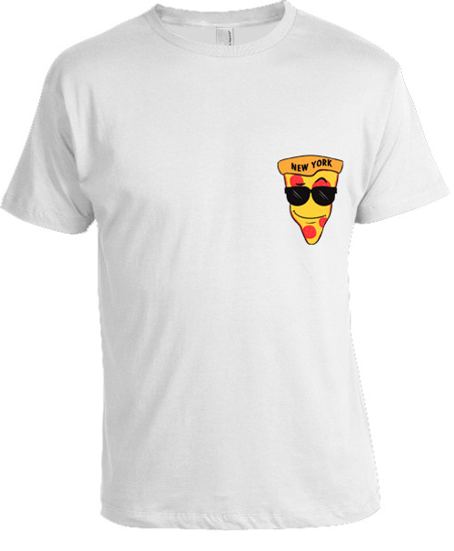 NY loves Pizza T-shirt -White