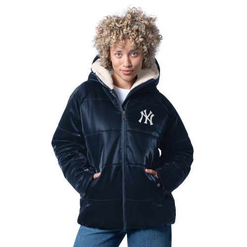 NY Yankees Ladies Parka Puffer Jacket