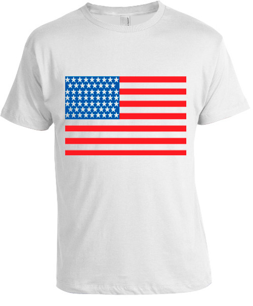 american flag raglan shirt