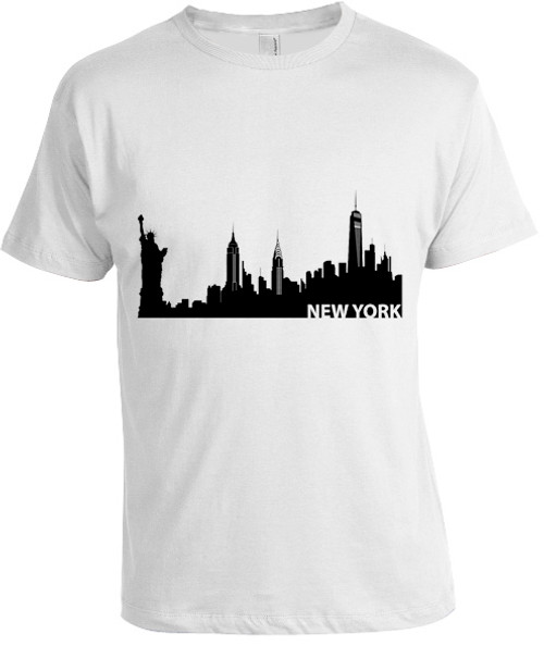NY Beauty Skyline T-shirt -White 