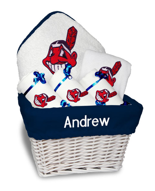 Cleveland Indians Personalized 6-Piece Gift Basket