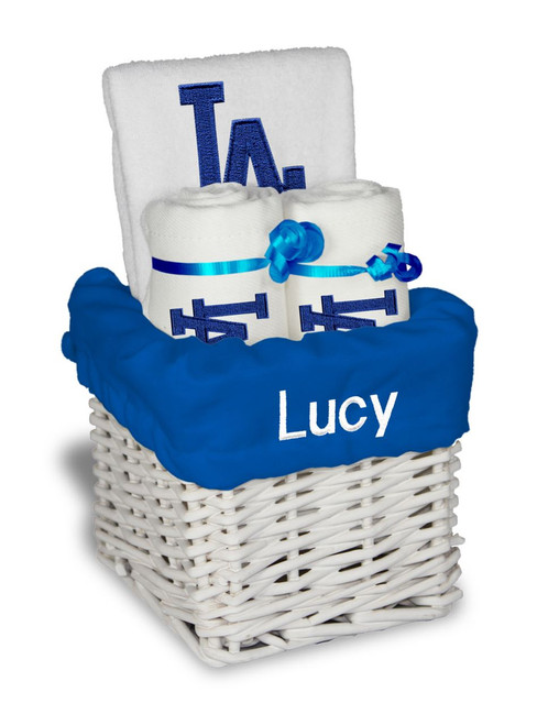 LA Dodgers Personalized 3-Piece Gift Basket