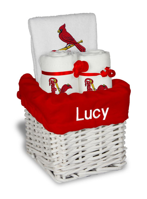 St Louis Cardinals Personalized 3-Piece Gift Basket