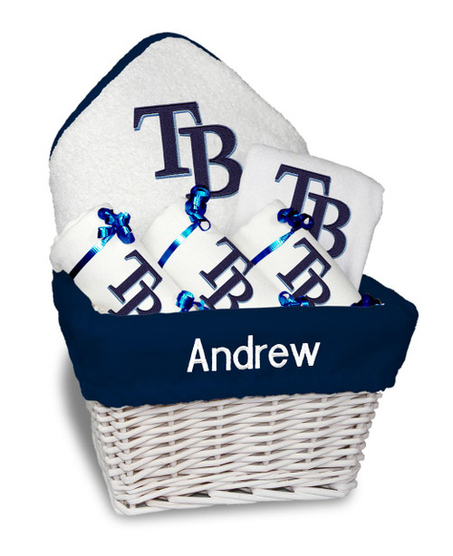 Tampa Bay Rays Personalized 6-Piece Gift Basket