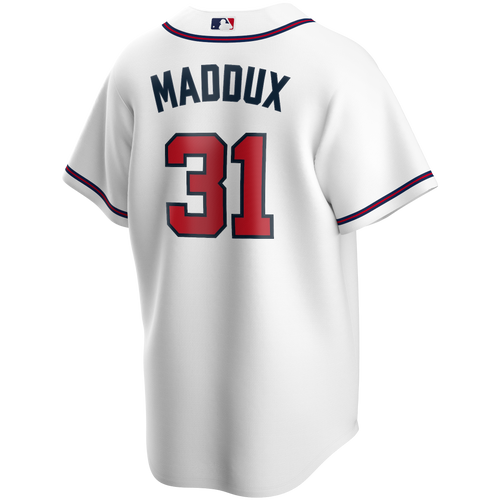 Youth Majestic Atlanta Braves 2-Button Henley Jersey with Custom Name and  Number