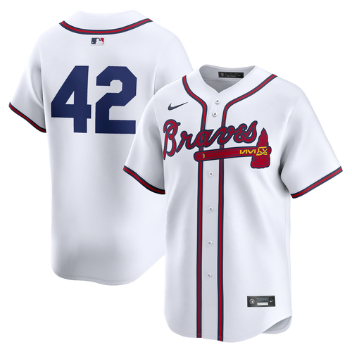 Jackie Robinson Day 42 Jersey - Atlanta Braves Limited Adult Home Jersey