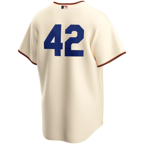 Jackie Robinson Day 42 Jersey - San Francisco Giants Replica Adult Home Jersey - back