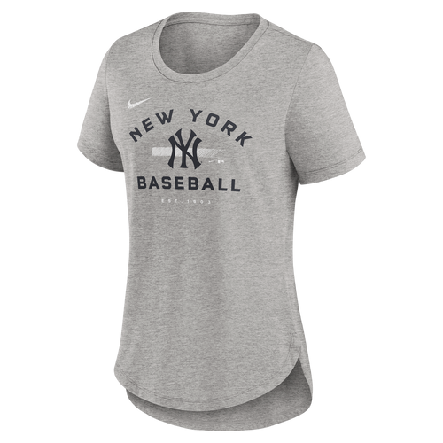 NY Yankees Hot Prospect Grey Ladies T-Shirt