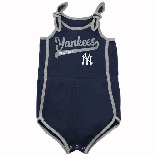 Yankees Baby Hit and Run Navy Tank Romper