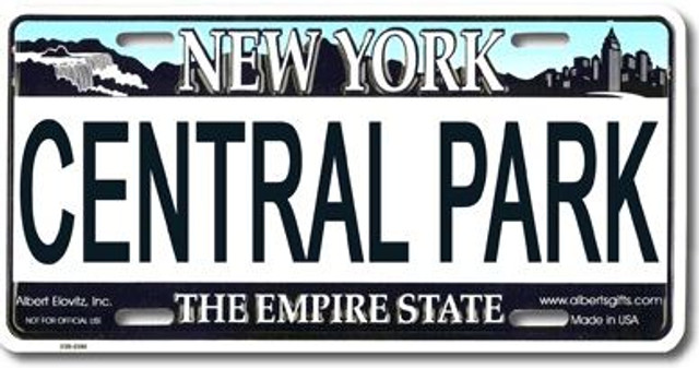 New York City License Plates, I Love NY Bike Plate, I Love NY License Plate